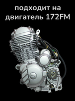 поршневая (цпг) 172FMM 250 кубов 2 клапана (72мм, тефлон)