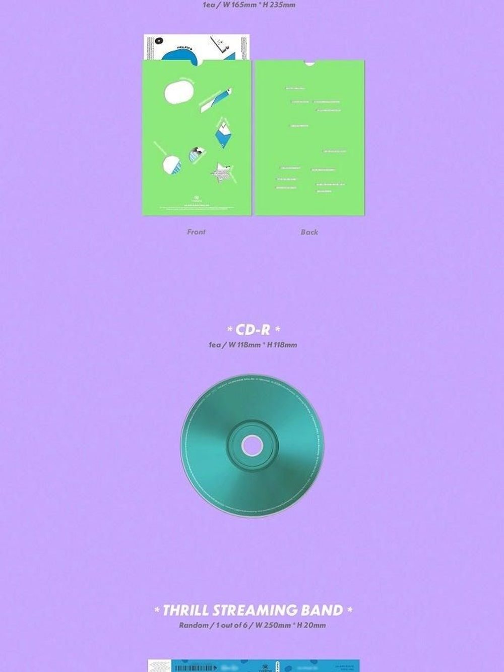 Альбом THE BOYZ - THRILL-ING 6th Mini Album 3 Version SET