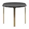 Столик кофейный Ror, 75х50 см, латунь/черный