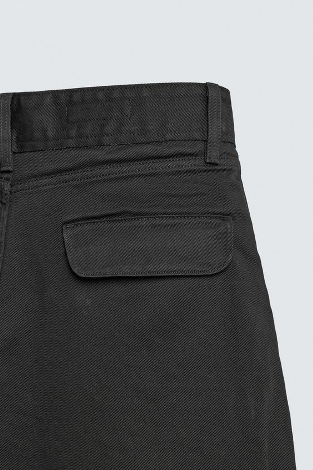 ZARA ШОРТЫ BAGGY FIT, ЧЕРНЫЙ