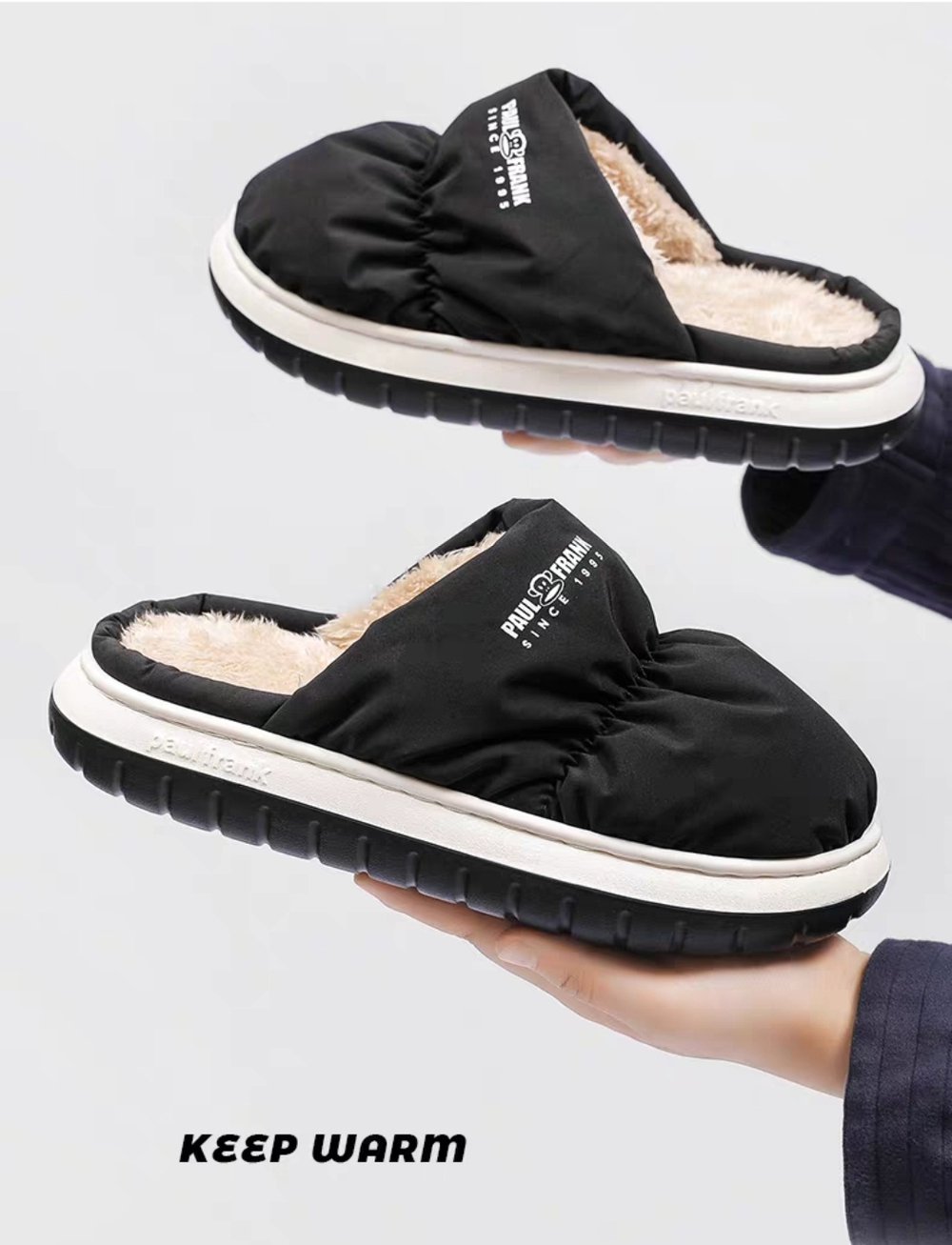 Домашние тапочки Paul Frank Soft (Black)