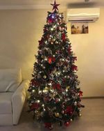 Искусственная ель «Барокко» (Литая+пвх) 240 см / 2.4 м