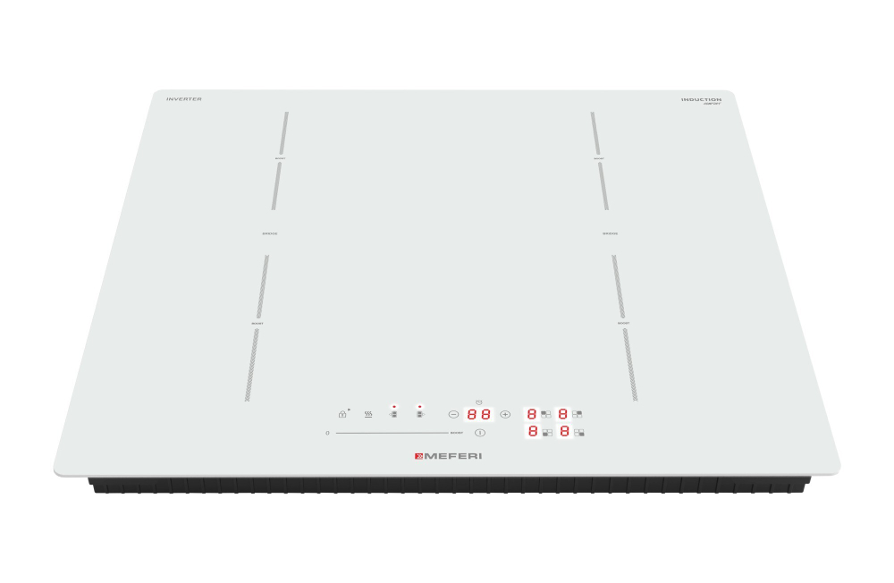 Индукционная варочная панель с инвертором Meferi MIH604WH COMFORT фото 4