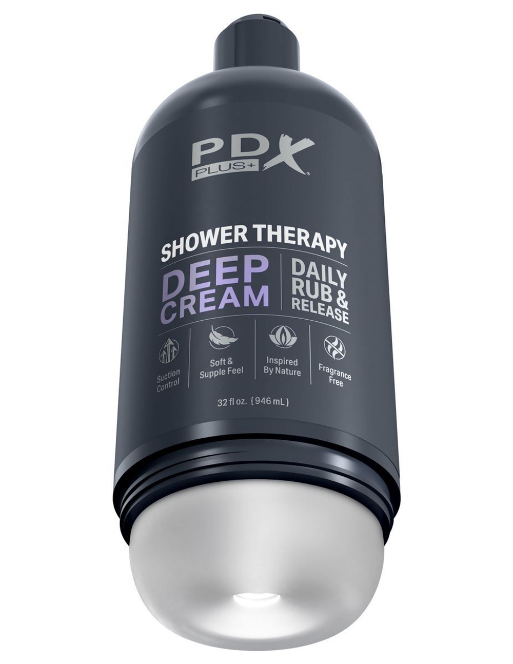 Мастурбатор в бутылке Shower Therapy Deep Cream
