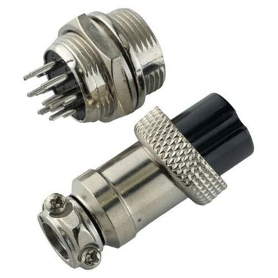 Авиационный разъем GX16 8Pin (штекер+гнездо)