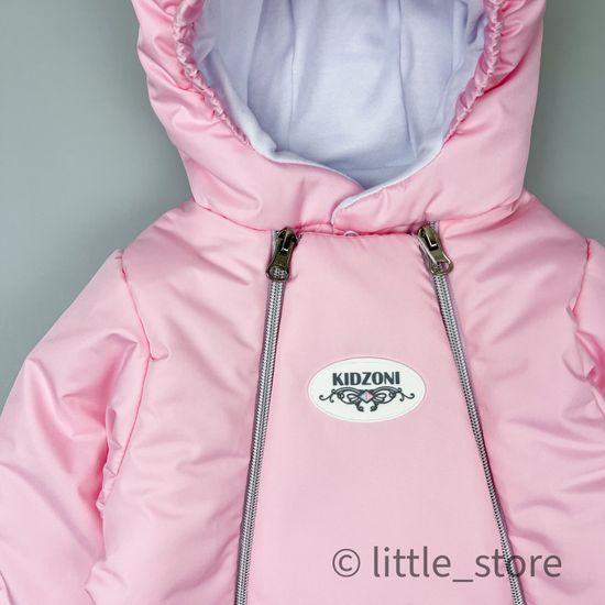 Комбинезон демисезонный "Леон" розовый