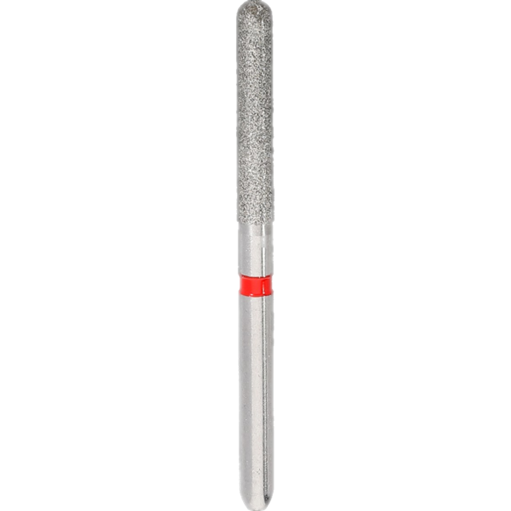 Бор алмазный цилиндрический, красный, FG, d 1,6мм, Komet - 8979.314.016