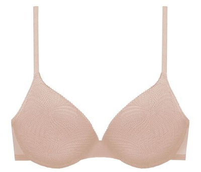 Бюстгальтер T-Shirt Bra с формованными чашками на тонком поролоне (Размер: 80F) (Цвет: нежно-розовый)