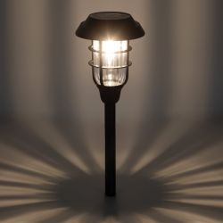 Светильник уличный ЭРА ERASS12-03 на солнечной батарее садовый Лофт 1LED | Садовые декоративные светильники