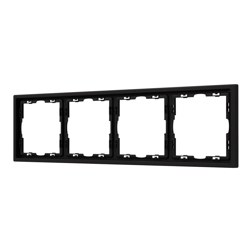 Рамка пластиковая FRM-NOBE-SFPL-4-BK (Arlight, -) 054224