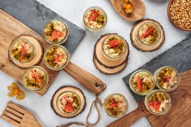 Салатик с курочкой и яблоком, 12 шт.