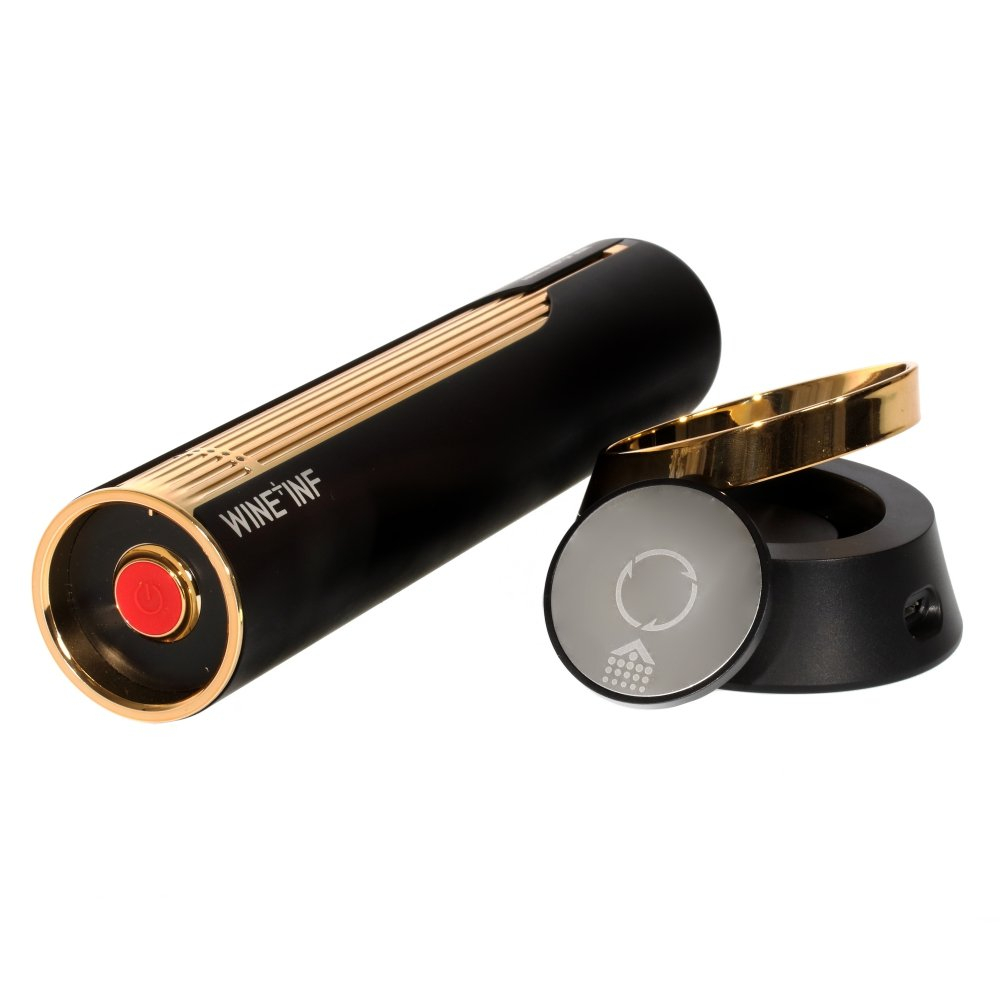 Электронный штопор с аккумулятором и с резцом для удаления фольги