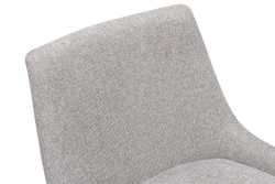 Стул высокий барный 101x45см Garda Decor белая рогожка/бронза