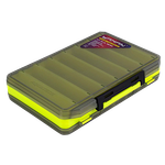 Коробка Yaman Y-BOX04 Двухсторонняя для воблеров (14 отделений) 275х195х55мм Салатовая