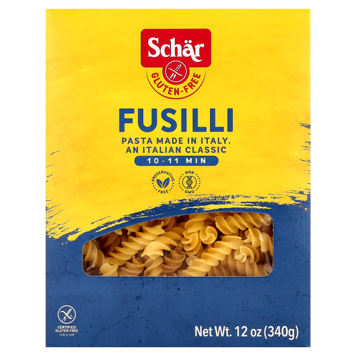 Schar, фузилли без глютена, 340 г (12 унций)