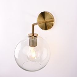 Бра Rh Utilitaire Globe Shade Single Sconce Brass By Imperiumloft