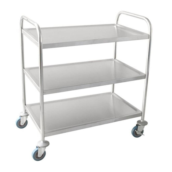 Тележка сервировочная 3-х ярусная 86*54*94 см Sunnex