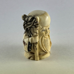 Статуэтка нэцкэ Шоу Син с персиком и посохом