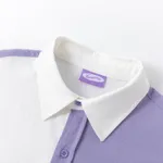 Сорочка Ymkashix Puff белый/фиолетовый