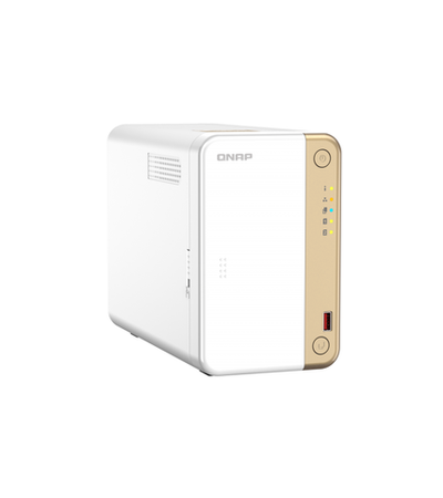 QNAP CHANNEL DC 2GhzCPU/4Gb/upto 2HDD, upto 18 with TL-D800C/SATA(3,5'')/ 2xUSB3.2 2xUSB2.0/1xHDMI/1xExp.slot/1x2,5Gb/iSCSI/1xPS/2YW TS-262-4G-EU-RU