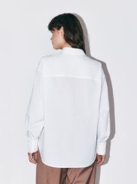 Рубашка из жатого хлопка "Белая" женская