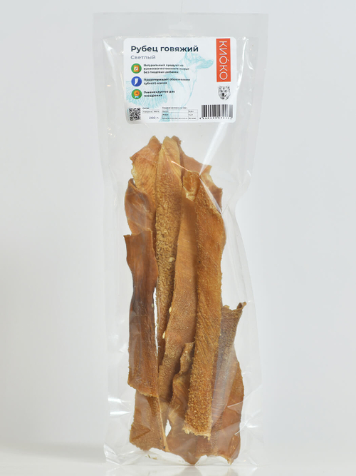 Киоко лакомство для собак Рубец говяжий светлый 200 гр