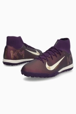 Сороконожки Nike Zoom Mercurial Superfly 10 Academy Mbappe TF - фиолетовый