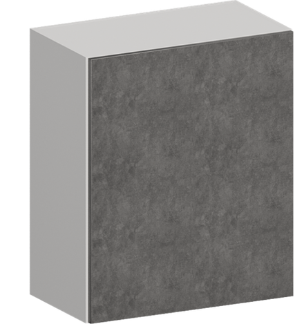 Кухня Модуль ШВ 600 Белый / Бетон