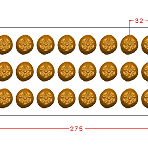 1060| Форма для шоколадных конфет (275*135мм)