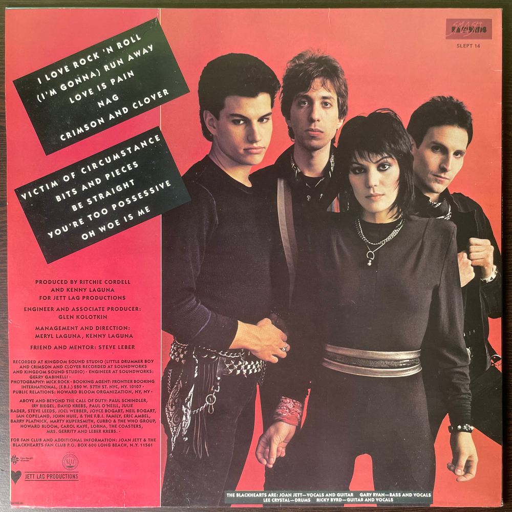 Joan Jett & The Blackhearts- I Love Rock 'N Roll (Скандинавия 1982г.)