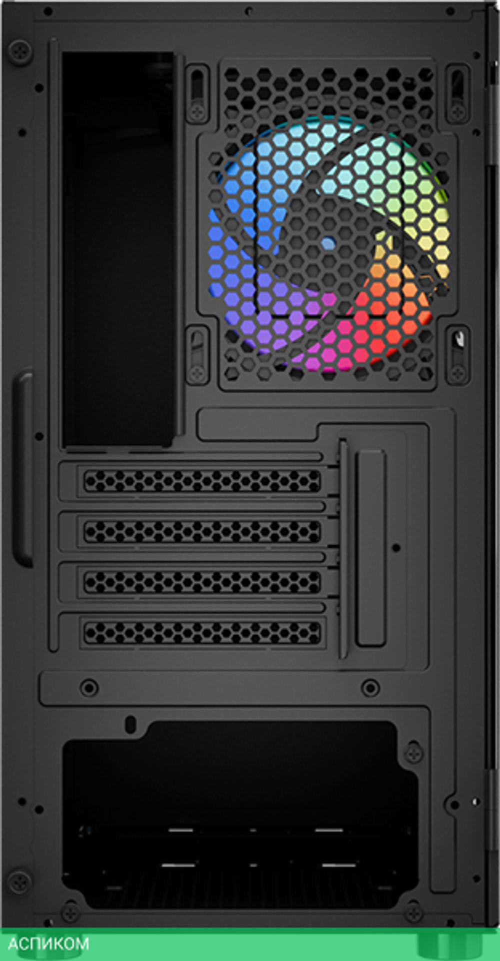 Корпус Aerocool CS-111 без БП Black (CS-111-G-BK-V1)