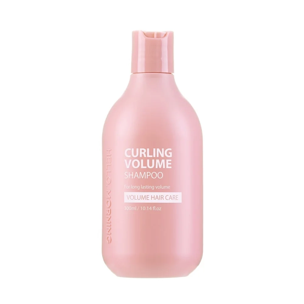 Шампунь для волос для придания объема HELLO MORNING Curling Volume Shampoo 300 мл