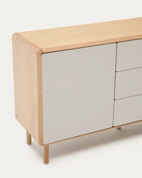 Сервант Anielle из массива и шпона ясеня 150 x 78 см