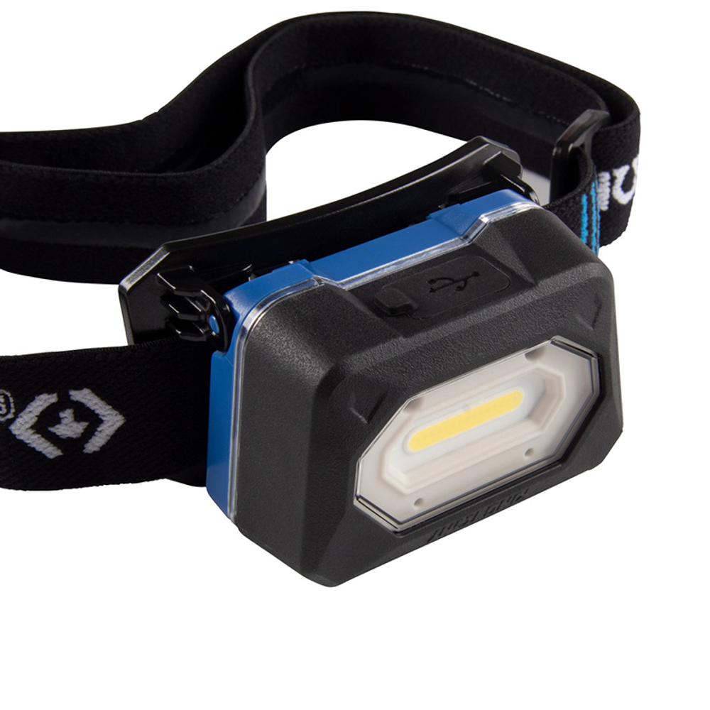 KING TONY (9TA522) Фонарь светодиодный, налобный, 1 Led COB, 3,7 В