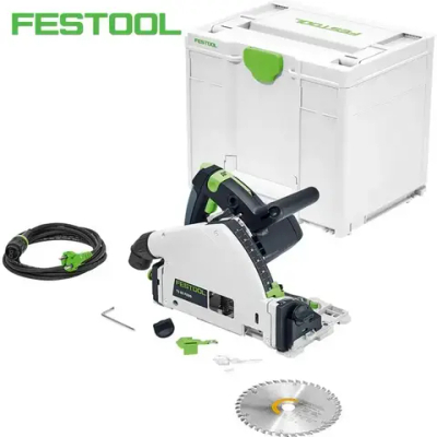 FESTOOL Погружная гусеничная пила TS 55 FEBQ-Plus Деревообрабатывающая рейка Портативная вакуумная отрезная пила 1200 Вт 220 В 576710 576703