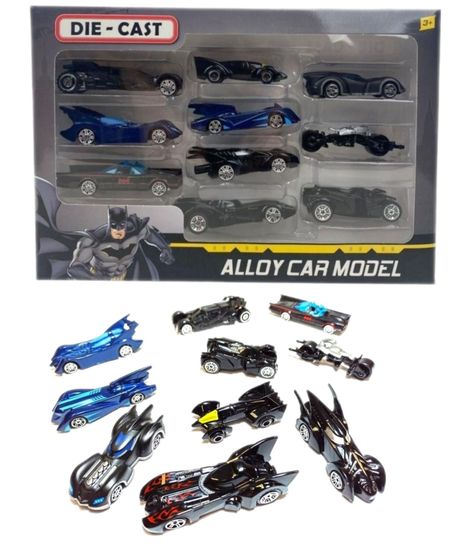 Набор металлических машинок "Бэтмен" 10в1