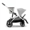 Прогулочная коляска для двойни Cybex Gazelle S SLV Lava Grey