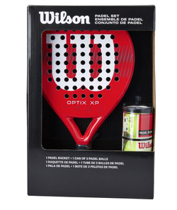 Ракетка для падел тенниса Wilson Optix XP Padel Kit Box - red