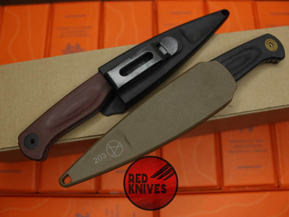 Нож Benchmade Dacian - черная микарта, клинок стоунвош