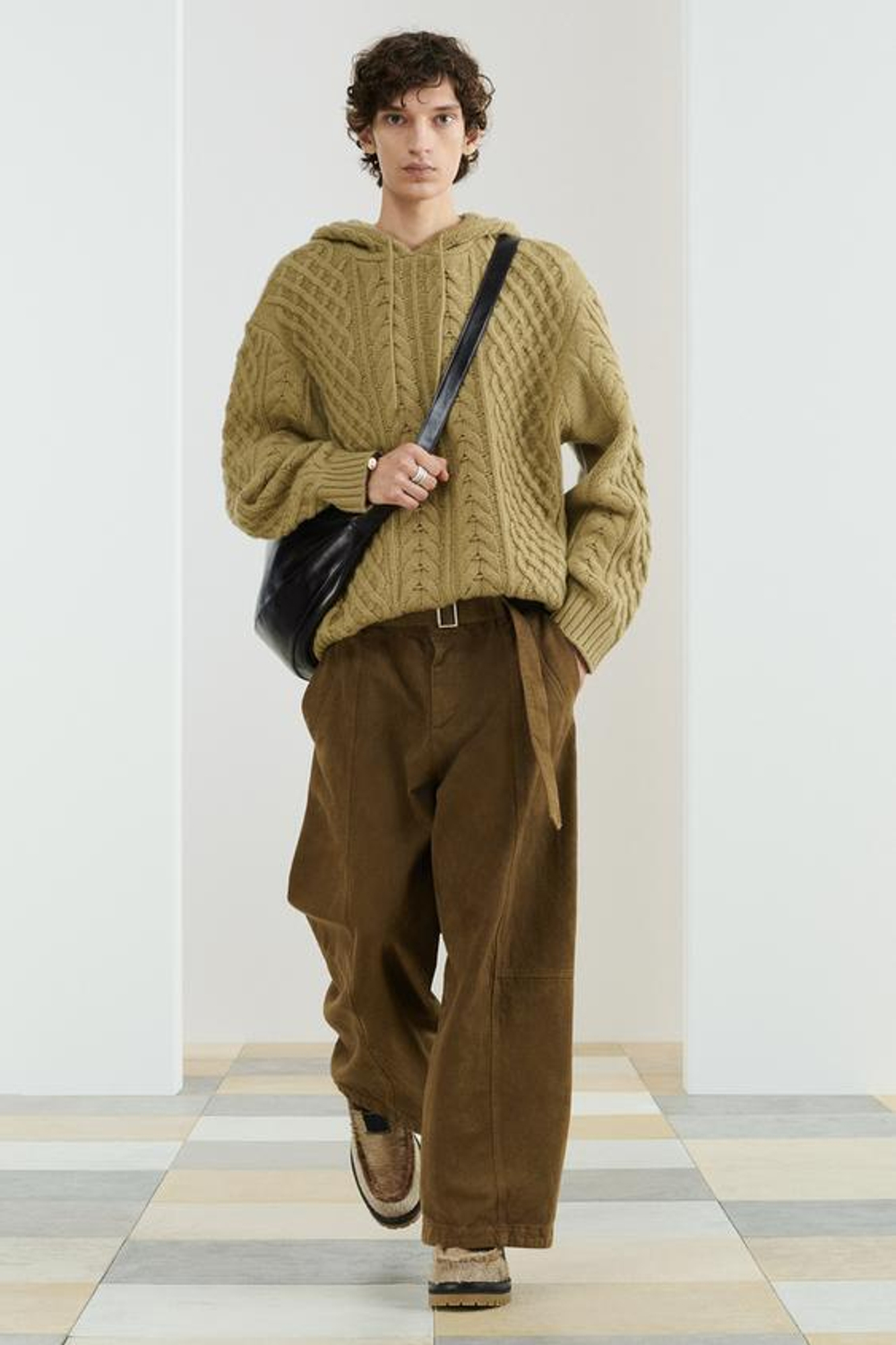 ZARA ТРИКОТАЖНЫЙ ДЖЕМПЕР СВОБОДНОГО КРОЯ ИЗ ШЕРСТИ, СВЕТЛО-ЗЕЛЕНЫЙ