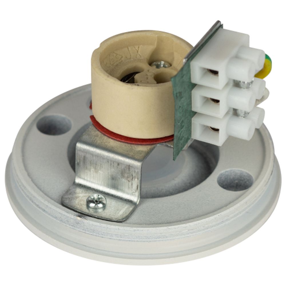 Светильник накладной ЭРА OL48 WH/BK под лампу MR16 GU10 IP44 черный/белый | Накладные светильники