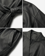 Кожаная куртка SENARI (black)