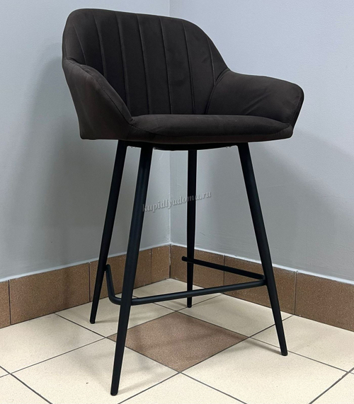 Стул Алрик 4к.Черный/Велюр Velutto 48