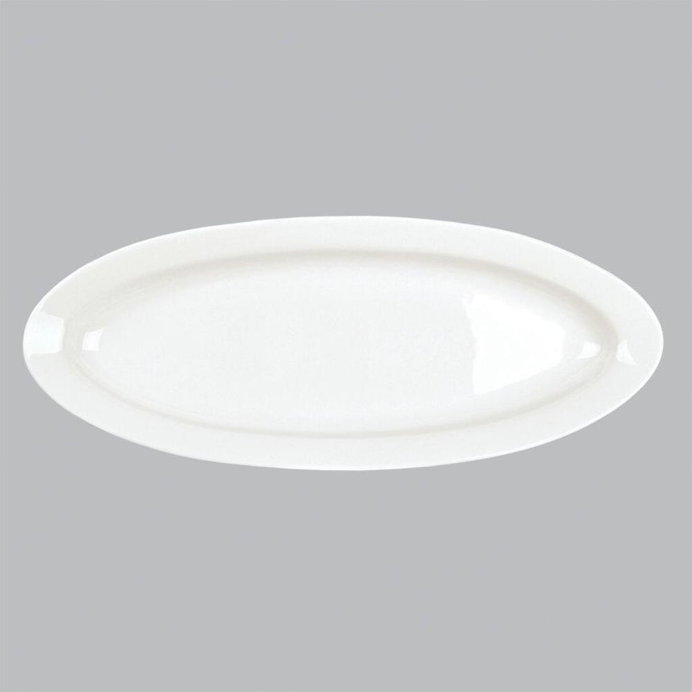 Блюдо овальное 40*16 см белое фарфор P.L. Proff Cuisine [1]
