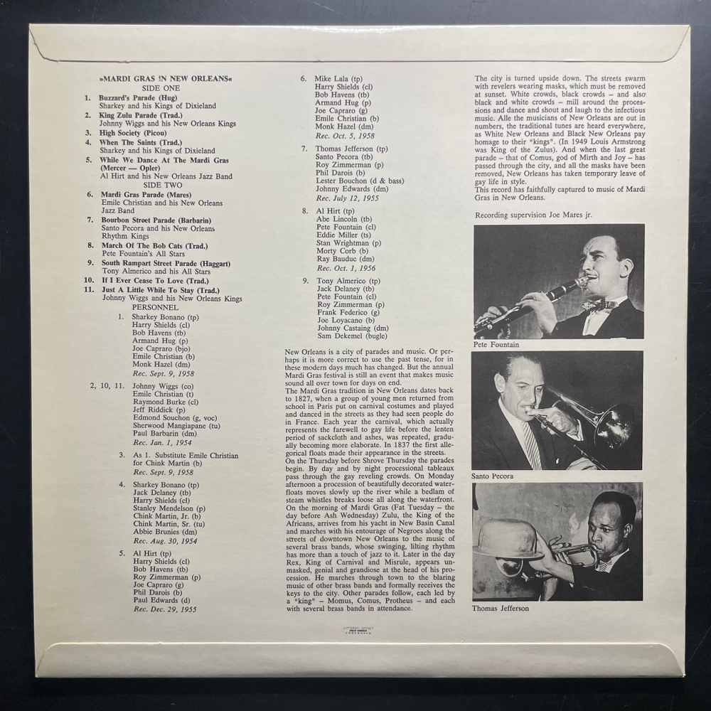 Сборник Mardi Gras In New Orleans (Скандинавия)