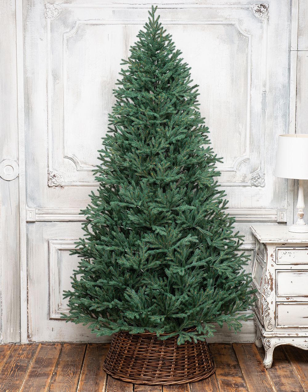 Ель искусственная голубая «Грация» (литая хвоя) 210 см / 2.1 м