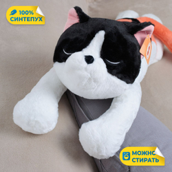 Мягкая игрушка Кот Батон KiDWoW подушка обнимашка для девочек, мальчиков, малышей, детей, в подарок, для сна