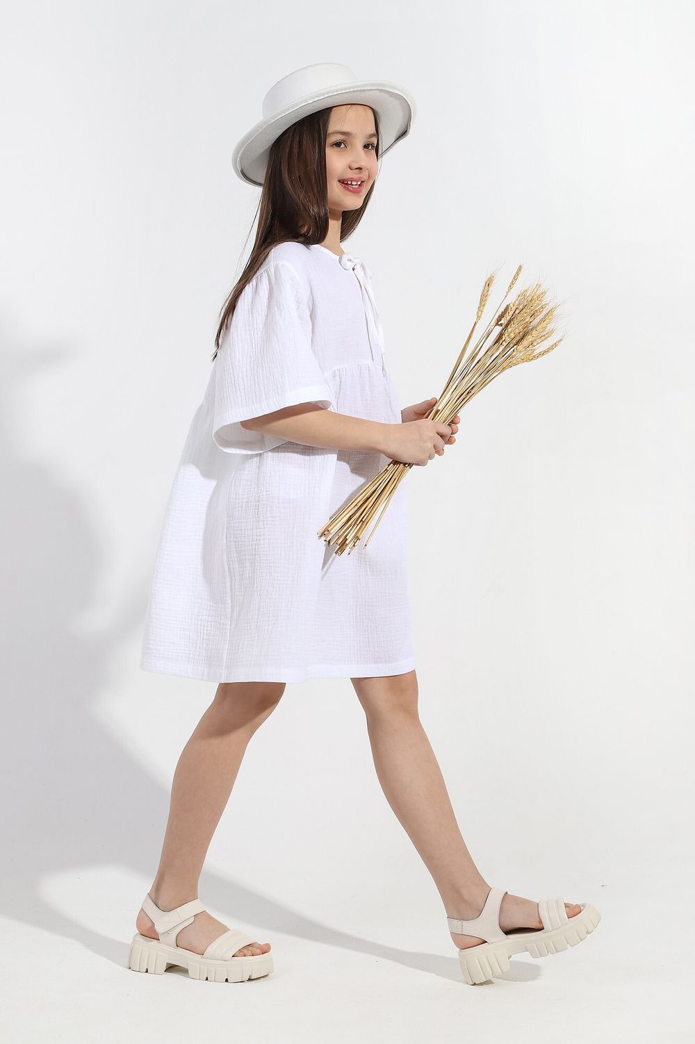 Туника для девочки Баунти-1 Виотекс БЕЛЫЙ