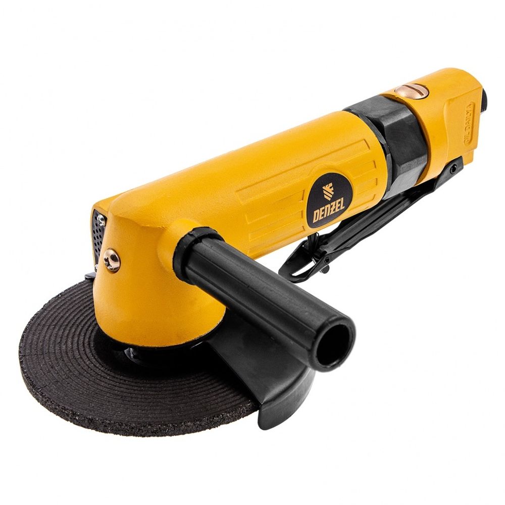 57477 Пневматическая углошлифовальная машина AG125, 11000 об/мин, 125 мм, 186 л/мин// Denzel