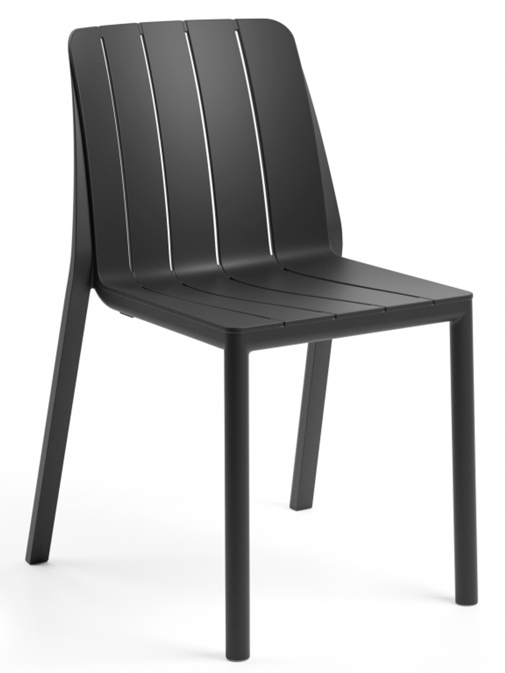 Стул пластиковый Nardi Tiberina Bistrot, антрацит